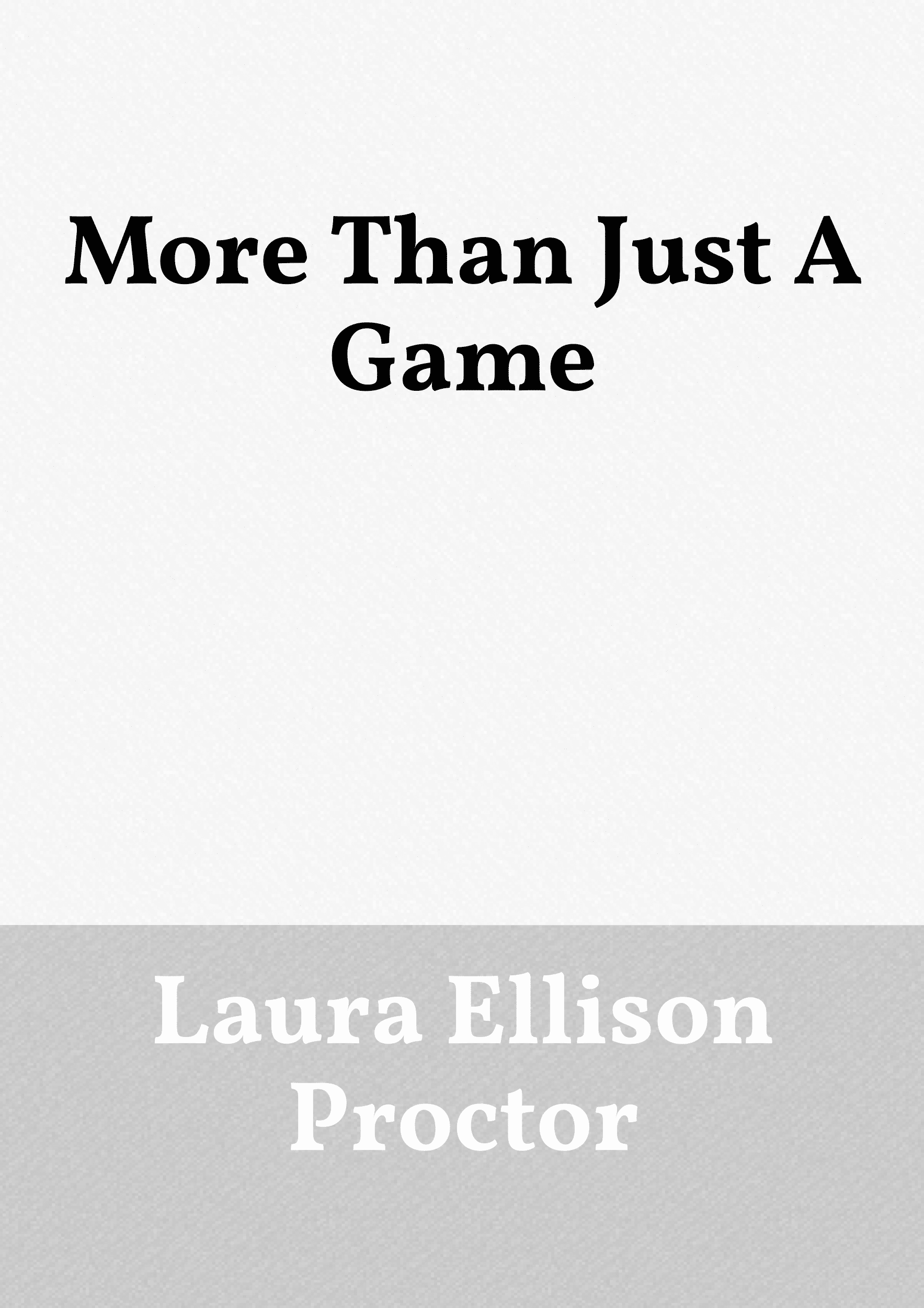 More Than Just A Game