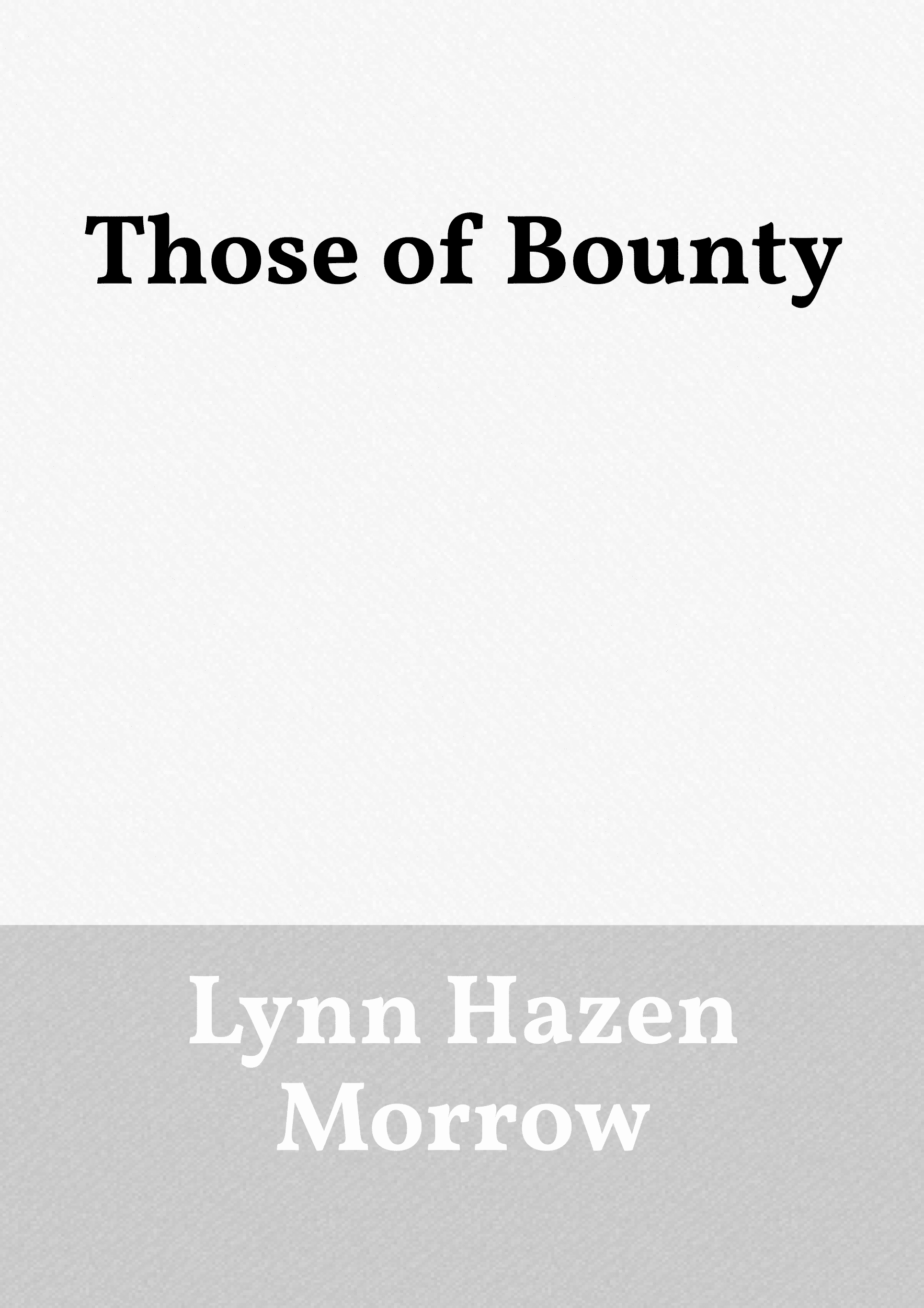 Those of Bounty